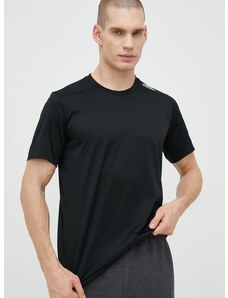 Bežecké tričko adidas Performance Designed For Running čierna farba, jednofarebné