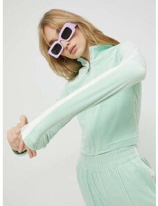 Mikina Juicy Couture dámska, zelená farba, s nášivkou