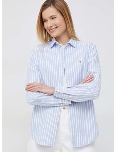 Bavlnená košeľa Polo Ralph Lauren dámska,regular,s klasickým golierom,211891377