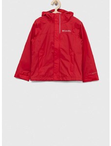 Detská bunda Columbia Watertight Jacket červená farba
