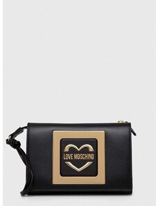 Malá taška Love Moschino čierna farba