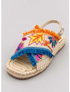 Detské sandále zippy biela farba
