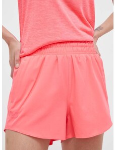 Tréningové šortky Under Armour Flex ružová farba, jednofarebné, vysoký pás, 1376935