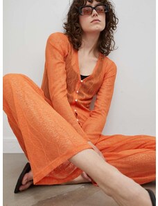Košeľa Résumé dámska, oranžová farba