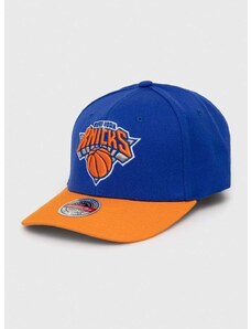 Šiltovka s prímesou vlny Mitchell&Ness New York Knicks s nášivkou