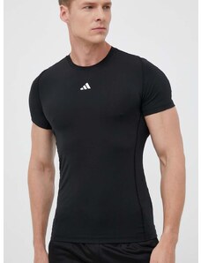 Tréningové tričko adidas Performance Techfit Techfit čierna farba, jednofarebné, HK2337