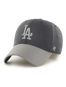 Šiltovka 47brand MLB Los Angeles Dodgers šedá farba, s nášivkou