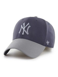 Šiltovka 47brand MLB New York Yankees tmavomodrá farba, s nášivkou