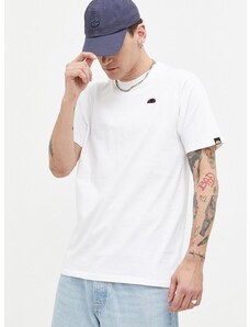 Bavlnené tričko Ellesse SHR17639-WHITE, biela farba, s potlačou