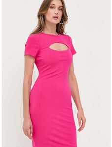 Šaty Guess LANA ružová farba, mini, priliehavá, WBYK95 KB9E2