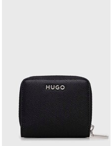 Peňaženka HUGO dámsky,čierna farba,50486970