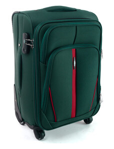 Rogal Zelený cestovný kufor "Practical" s expanderom - veľ. M, L, XL