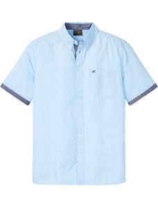 bonprix Košeľa s krátkym rukávom Oxford, farba modrá