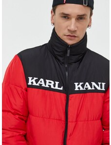 Obojstranná bunda Karl Kani 6076823-BLACK, pánska, čierna farba, zimná,