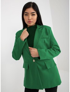 Basic Zelené elegantné dámske sako Veracruz