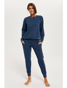 Italian Fashion Dámska tepláková súprava Panama jeansová modrá, Farba jeans