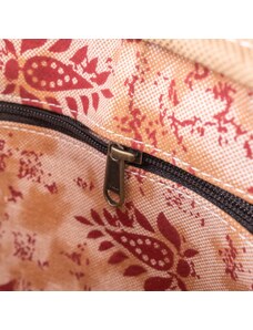 Bagind Moye Flamingo - Dámska kožená crossbody kabelka ružová, ručná výroba