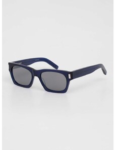 Slnečné okuliare Saint Laurent tmavomodrá farba, SL 402