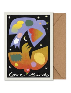 MADO Love Birds Skladacia karta A5