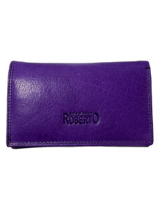Dámská kožená peňaženka Roberto - fialová 3173