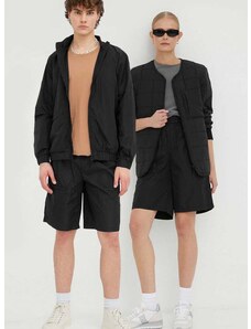 Šortky Rains Shorts Regular 18920.01-01Black, čierna farba, jednofarebné