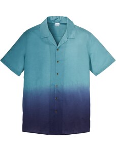 bonprix Košeľa s krátkym rukávom z ľahkej letnej kvality, farba modrá