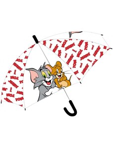 E plus M Detský vystreľovací transparentný dáždnik Tom a Jerry