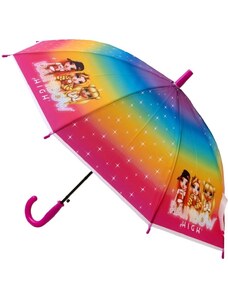 E plus M Detský / dievčenský vystreľovací dáždnik Rainbow High