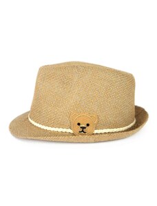 Art of Polo detský klobúk s mackom hnedý