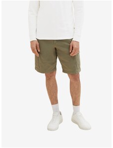 Khaki Mens Shorts with Pockets Tom Tailor - Men