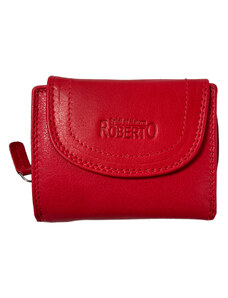 Dámská kožená peňaženka Roberto - červená 2499