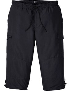 bonprix 3/4 nohavice s komfortným strihom, Regular Fit, farba čierna