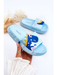 Kesi Kids foam slippers Dinosaur Light Blue Dario