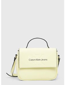 Kabelka Calvin Klein Jeans žltá farba, K60K610829