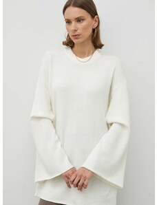 Vlnený sveter By Malene Birger Leon dámsky, béžová farba, tenký