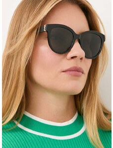 slnečné okuliare Saint Laurent dámske, čierna farba