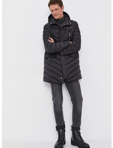 Páperová bunda Armani Exchange pánska, čierna farba, zimná