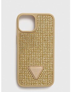 Puzdro na mobil Guess iPhone 14 6,1" zlatá farba