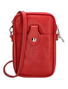 Charm London Červená elegantná kabelka na mobil „Funky“