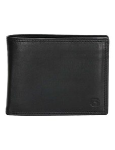 Gio Gini Čierna pánska kožená peňaženka "Cruele"