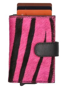 Hide & Stitches Ružová malá kožená peňaženka "Sahara"