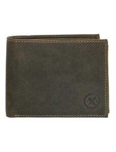 Hide & Stitches Zelená kožená peňaženka pre pánov "Hammer"