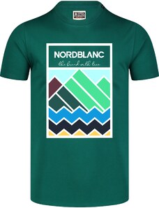 Nordblanc Zelené pánske bavlnené tričko COLOUR