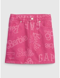 Detská sukňa Gap × Barbie Ružová