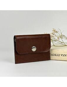 Ammyla Kožená mini peňaženka (čokoládová)