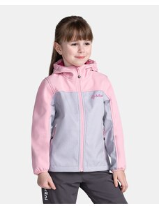 Dievčenská softshellová bunda Kilpi RAVIA-J svetlo ružová