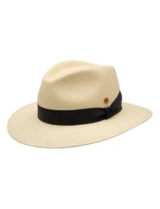 Mayser Luxusný panamský klobúk - Fedora klobúk - ručne pletený, UV faktor 80 - Ekvádorská Panama