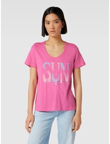 s.Oliver dámské triko s potiskem 44D0 růžové
