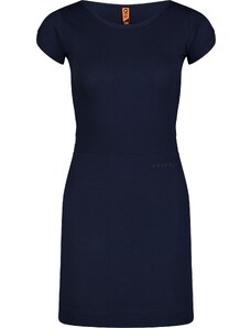 Nordblanc Modré dámske šaty WAISTLINE