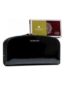 Veľká dámska peňaženka vyrobená z prírodnej kože— Peterson